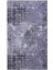 Dijidekor 8881 Gri Siyah Saçaksız Dijital Halı Kaymaz Yıkanabilir Iskandinav Yolluk 160X300 2