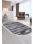 Dijidekor Köln Kahve Saçaklı Dijital Oval Halı Kaymaz Yıkanabilir Iskandinav Yolluk 140X300 1