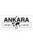 Ankara Gps Harita Sticker Oto Araba Yapıştırma 17 cm 1