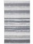 Dijidekor 9026 Gri Saçaklı Dijital Halı Kaymaz Yıkanabilir İskandinav Yolluk 160X300 2