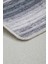 Dijidekor 9026 Gri Saçaksız Dijital Halı Kaymaz Yıkanabilir Iskandinav Yolluk 180X450 3