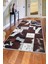 Dijidekor DR01 Kahve Saçaksız Dijital Halı Kaymaz Yıkanabilir Iskandinav Yolluk 180X500 1