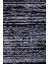 YM4700 Gri Siyah Saçaksız Dijital Oval Halı Kaymaz Yıkanabilir Iskandinav Yolluk 140X400 3
