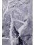 Granit Gri Saçaksız Dijital Oval Halı Kaymaz Yıkanabilir Iskandinav Yolluk 80X550 3