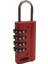 Kale Şifreli Asma Kilit Kırmızı ( 4 Basamaklı Şifrelene, Bilgi Pencereli ) 3