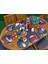 Lacivert Zeminli Happy New Year Temalı Supla Runer Seti 2