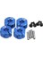 4x 12MM Tekerlek Hex Hub Adaptörü 7mm Kalın Rc Araba Için 1/10 Yükseltmeler Titanyum(Yurt Dışından) 4
