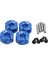 4x 12MM Tekerlek Hex Hub Adaptörü 7mm Kalın Rc Araba Için 1/10 Yükseltmeler Titanyum(Yurt Dışından) 5