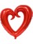 Folyo Balon Kalp 40 Inc Kırmızı ( 96X109 cm ) 1