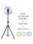 10 inç 26 cm Rgb Işık Çok Renkli LED Make Up Selfie Işığı 210 cm Tripot Selfie Çubuğu Tiktok Işığı 2