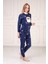 Kapşonlu Baskılı Polar Pijama Takım 3
