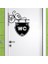 Wc Resmi Sticker Yapıştırma 30CM Dekoratif Sticker 1