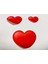 Kırmızı Kalp Sticker Etiket 4,5x5 cm 45 Adet 3