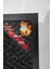 Sarı Kedi Sticker Pvc Taban Çelik Kapı Önü Paspas 40 x 60 ( Çavuş Desen ) 2