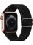 Gregoss Koyu Füme Apple Watch 2,3,4,5,6,se,7 Seri UYUMLU(42/44/45MM) Elastik Tokalı Bez Kordon Kayış 1
