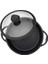 Palladium 28 cm Siyah Kısa Tencere PK2804 2