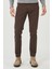 ALTINYILDIZ CLASSICS Erkek Kahverengi 360 Derece Her Yöne Esneyen Slim Fit Dar Kesim Pamuklu Esnek Rahat Pantolon 1