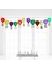 12 Ay Foto Banner, Metalik Karton Balonlu ve Mandallı - 2,40 mt 1