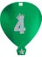 12 Ay Foto Banner, Metalik Karton Balonlu ve Mandallı - 2,40 mt 5
