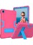 Samsung Galaxy Tab A7 10.4 (2020) T500 Pc Kılıfı Gül Kırmızı + Mavi (Yurt Dışından) 1