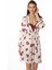 Saten Emprime Gecelik & Sabahlık Takım - 2406 Bordo 1