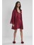 Saten Dantelli Gecelik & Sabahlık Takım - 4090 Bordo 2