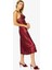 Kadın Saten Altılı Çeyiz Seti - 6025 Bordo 4
