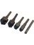 5 Adet/takım Endüstriyel Havşa Matkap Ucu Yuvarlak Şaft Değışım 1/4" 3/8"1/2" 5/8" 3/4" Kit Aracı (Yurt Dışından) 2
