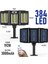 384LEDLI Solar Bahçe Aydınlatması Projektör Sokak Lambası Hareket Sensörlü Güneş Enerji 1
