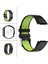 Çift Renkler Silikon Watchband Soft Fitbit Ücretli5 Siyah Kireç Için Yumuşak (Yurt Dışından) 4