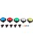 12 V Yuvarlak Işıklı Arcade Video Oyunu Push Button Anahtarı LED Işık Kırmızı (Yurt Dışından) 3