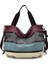 Kadın Vintage Casual Hobo Canvas Çok Cep Üst Saplı Omuz Çantası (Yurt Dışından) 1
