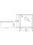 Stella 4444 Pvd Kaplama Bakır Tezgah Altı Evye 440X440X210MM 2