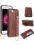 Bileklik Cüzdan Kılıfı iPhone Se 2020/8/7 Kahverengi (Yurt Dışından) 2