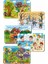 Çiftlik Hayvanları, Deniz, Tatil, Deniz Canlıları, Yılbaşı, Kardan Adam 54 Parça Ahşap Puzzle 1