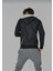 Slim Fit Siyah Kapüşonlu Mont 2