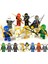 8 Parça Phantom Ninja Yapı Taşı Minifigure Python Yılan Canavar Kabile Bulmaca Montaj Bebek Oyuncak (Yurt Dışından) 1