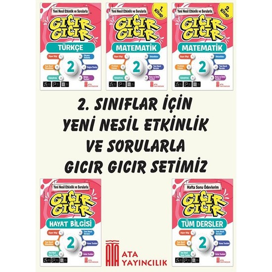 ata yayıncılık 2 sınıf gıcır gıcır matematik cevapları 1 kitap