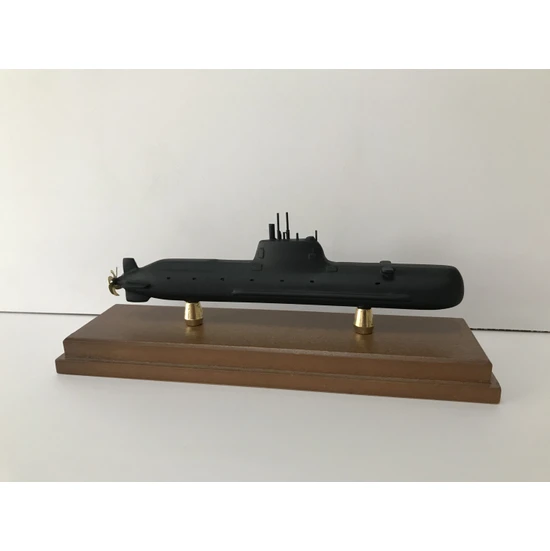 Donanma Model Denızaltı Maketı 20 cm Fanuslu