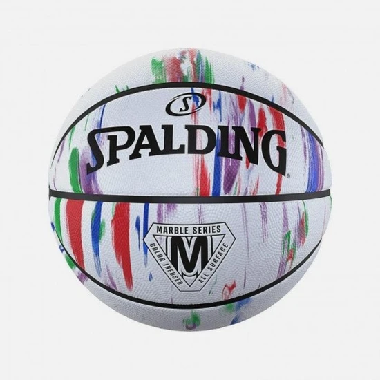 Spalding Basket Topu 2021 Marble Series Rainbow (84397Z) Size :7