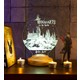 Sevgi Lambası Kişiye Özel Harry Potter Hediyesi Hogwarts, Hogwarts Hediyesi 3D LED Lamba
