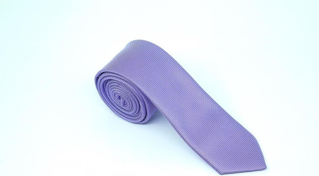 Brianze Lila Kravat Mendil Yaka Çiçeği Set %100 Microfiber Şık Tasarım görsel 2