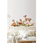 Msticker Ormanda Ceylan ve Arkadaşları Sticker Seti Çocuk Bebek Odası Sticker