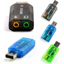 USB Ses Kartı 5.1 3D Sound USB Harici Ses Kartı  Audio Çevirici