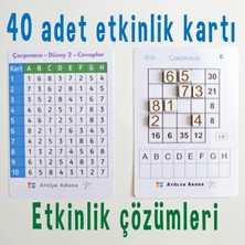 Atölye Adana Çarpmaca - Matematik Akıl Zeka Mantık Bilsem Hazırlık Oyunu