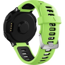 Puluzpuluz Garmin Forerunner Için Silikon Bilek Kayışı Kafa Bandosu 735Xt Yeşil (Yurt Dışından)