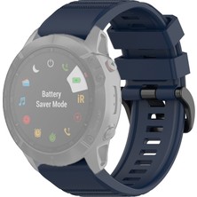 Puluz Puluz Garmin Fenix ​​6X 26Mm Midnight Mavi Için Resmi Dokusu Kordonlu Band (Yurt Dışından)