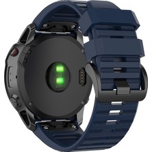 Puluz Puluz Garmin Fenix ​​6X 26Mm Midnight Mavi Için Resmi Dokusu Kordonlu Band (Yurt Dışından)
