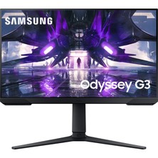 Samsung Odyssey G3 24” 1Ms 144Hz Freesync Çerçevesiz VA Panel (DP + HDMI, PİVOT) Full Hd Gaming Monitör LS24AG300NUXUF