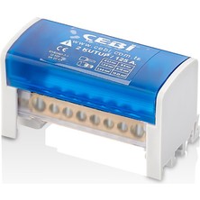 Çebi 125A 2 Kutup Dağıtım Ünitesi 10 Delikli 7X12MM 907-52